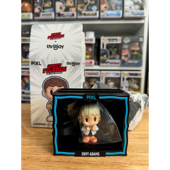 6 Scott Pilgrim vs. the World Thrilljoy Pixl Figures Envy Knives Ramonda Todd - Picture 3 of 8